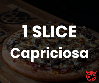 One Slice CAPRICOSA Large Sinners Pizza