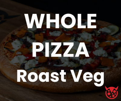 Whole ROAST VEG Large Sinners Pizza