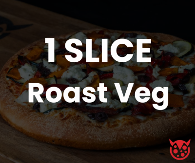 One Slice ROAST VEG Large Sinners Pizza